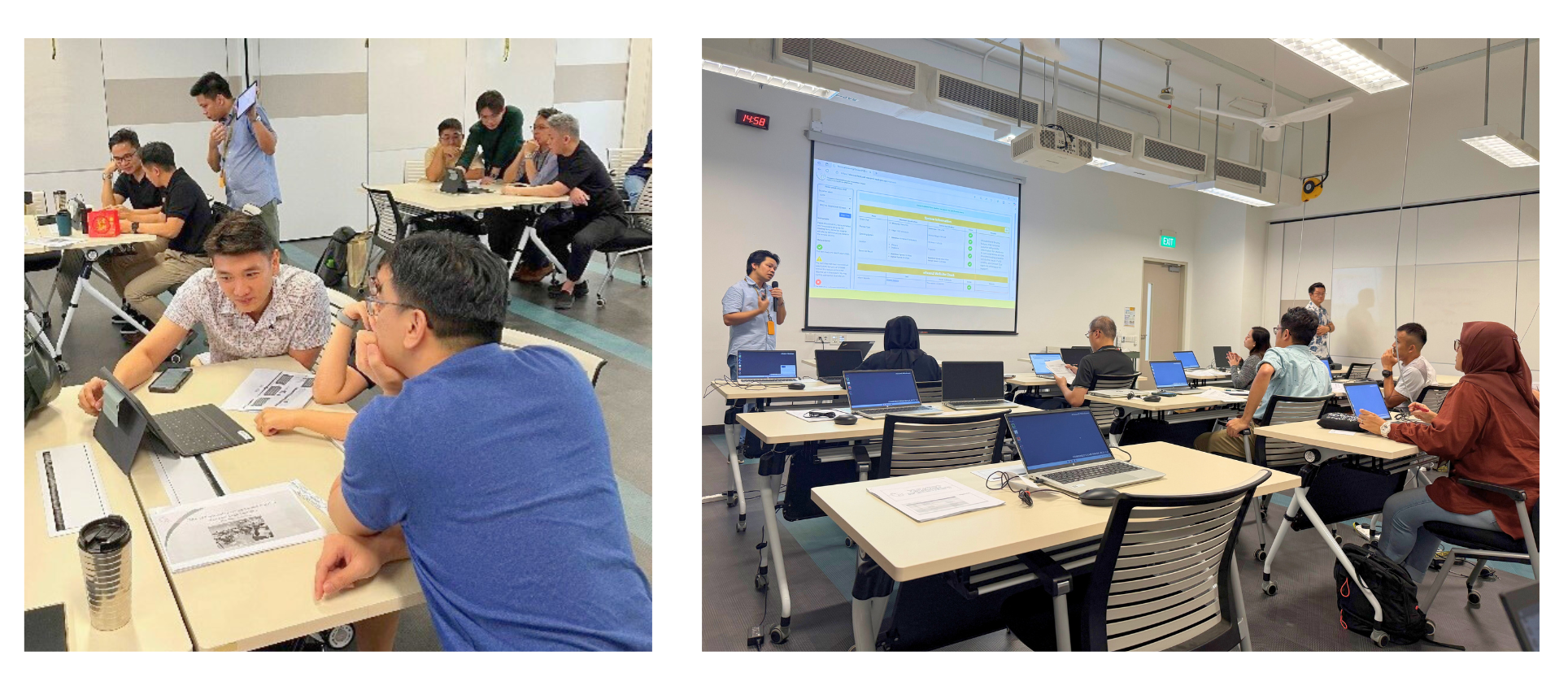 SEAB conducted briefing and demonstration sessions for the teachers in the pilot schools.